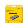 KVM-switch DeLOCK DisplayPort 8K 30 Hz met USB 5 Gbit/s
