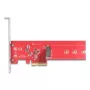 DeLOCK interne M.2-adapter 90889 PCIe 5.0 rood roestvrijstaal
