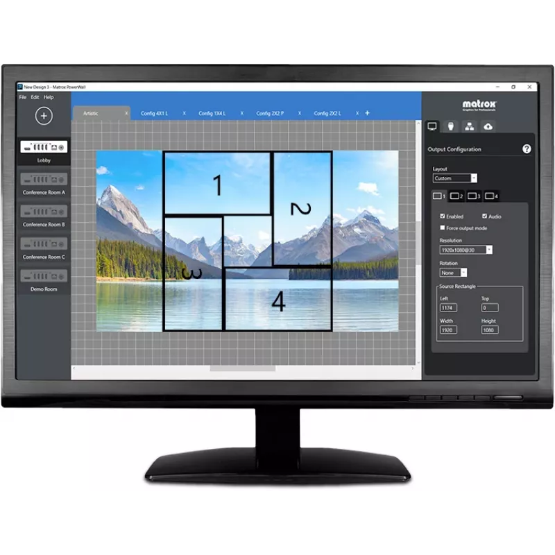 Matrox QuadHead2Go Q185 Multi-Monitor-Controller Appliance / Q2G-DP4K2