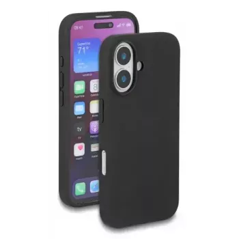 DELOCK beschermhoes van zachte siliconen voor iPhone 17, hoes, zwart, geschikt voor 6,3 inch (16 cm) scherm