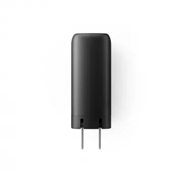TARGUS 100W GaN AC-oploader voor laptop, smartphone, tablet – 1× USB-C, 2 m kabel, zwart