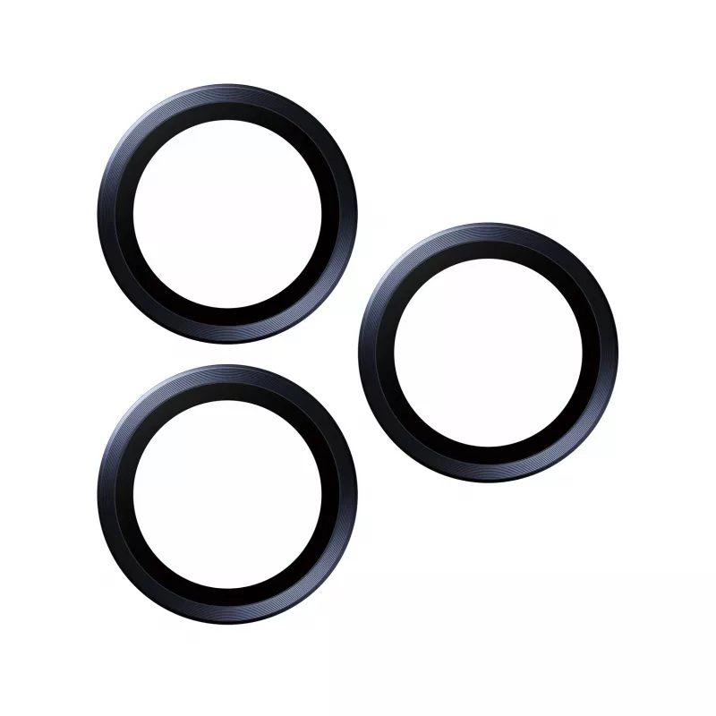 PanzerGlass Hoops camera-lensbescherming iPhone 15 Pro 15 Pro Max blauw titanium krasvast stootvast