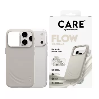 PanzerGlass CARE™ by ® Flow Case Vanilla met MagSafe iPhone 17 Pro