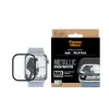 Schermbescherming PanzerGlass zwart metalen frame voor Apple Watch (model PG38147)