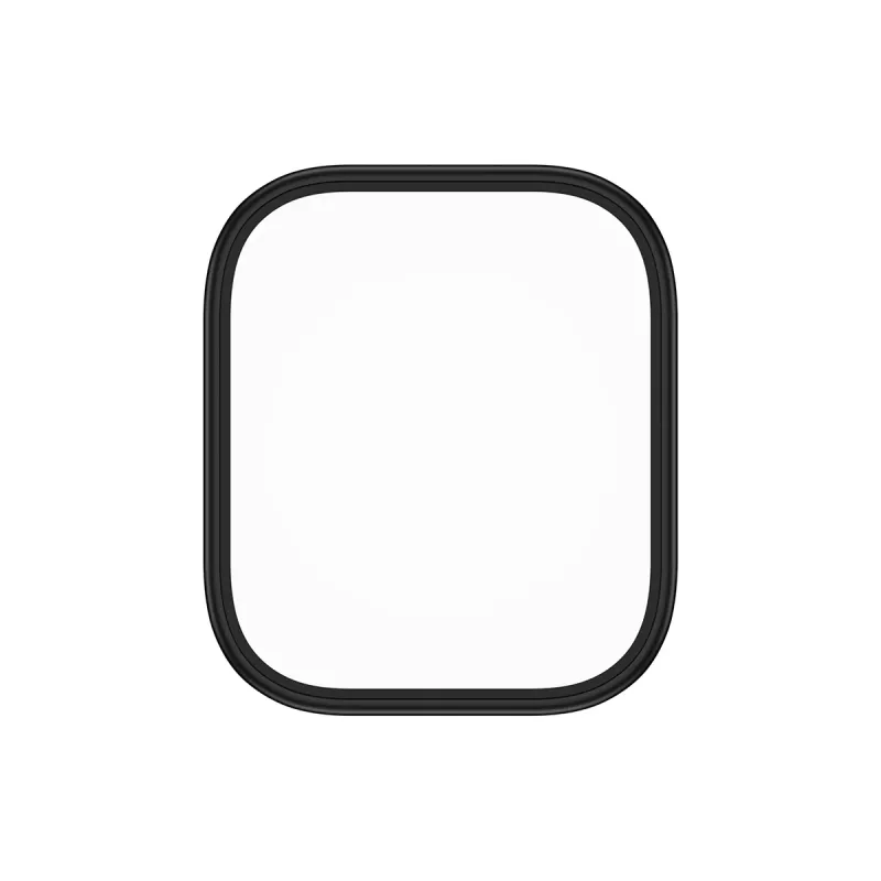 Schermbescherming PanzerGlass zwart metalen frame voor Apple Watch (model PG38147)