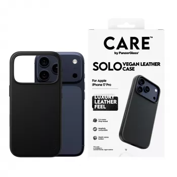 Beschermhoes PanzerGlass CARE™ Solo Case zwart voor iPhone 17 Pro