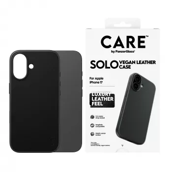 Telefoonhoes PanzerGlass CARE™ Solo Case zwart voor Apple iPhone 17
