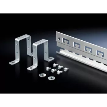 Rack-railkit Rittal 2388.125, aluminium behuizing, grijs, breedte 1153 mm