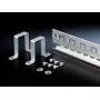 Rack-railkit Rittal 2388.125, aluminium behuizing, grijs, breedte 1153 mm