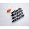 Marker Sigel BA011 4 stuks zwart magenta oranje turquoise