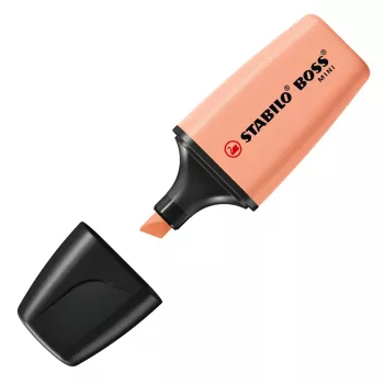STABILO BOSS MINI marker 6 stuks beitelpunt meerkleurig