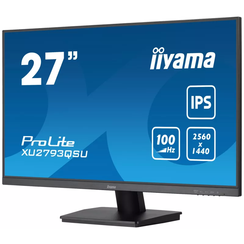 iiyama ProLite XU2793QSU-B6 computermonitor 68,6 cm (27 inch) 2560 x 1440 pixels Wide Quad HD LED zwart