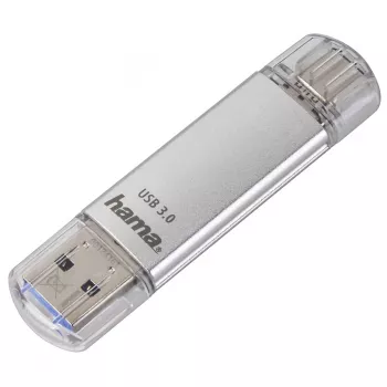 Hama C-Laeta USB-stick 16 GB USB Type-A / USB Type-C 3.2 Gen 1 (3.1 Gen 1) zilver