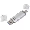 Hama FlashPen C-Laeta USB-stick 16 GB, USB 3.0 / USB Type-C, zilver