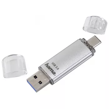 Hama C-Laeta USB-stick 16 GB USB Type-A / USB Type-C 3.2 Gen 1 (3.1 Gen 1) zilver