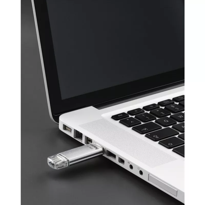 Hama FlashPen C-Laeta USB-stick 16 GB, USB 3.0 / USB Type-C, zilver