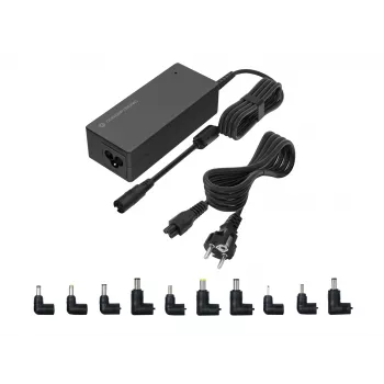 Conceptronic OZUL08B10 90W universele laptopoplader, 10 laadpunten inbegrepen