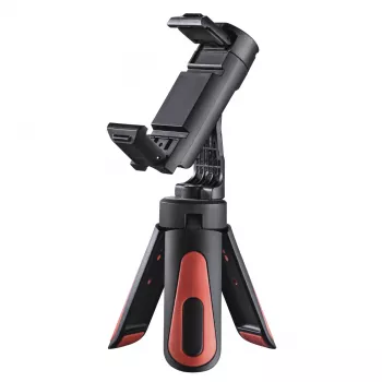 Hama Pocket II Rotation statief smartphone/tablet 3 poten zwart, rood