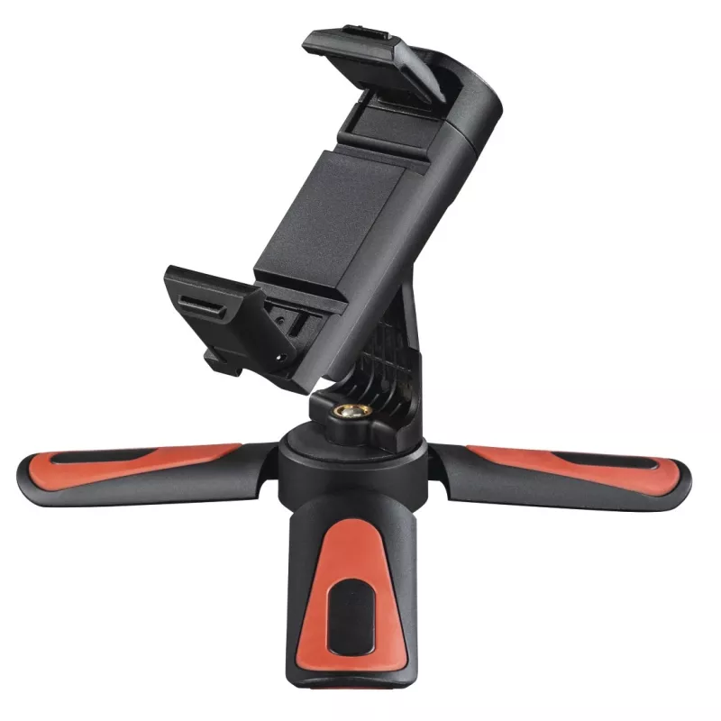 Hama Pocket II Rotation statief smartphone/tablet 3 poten zwart, rood