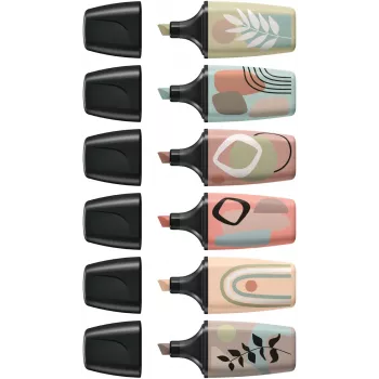 Marker STABILO BOSS MINI 6 stuks beitelpunt meerkleurig