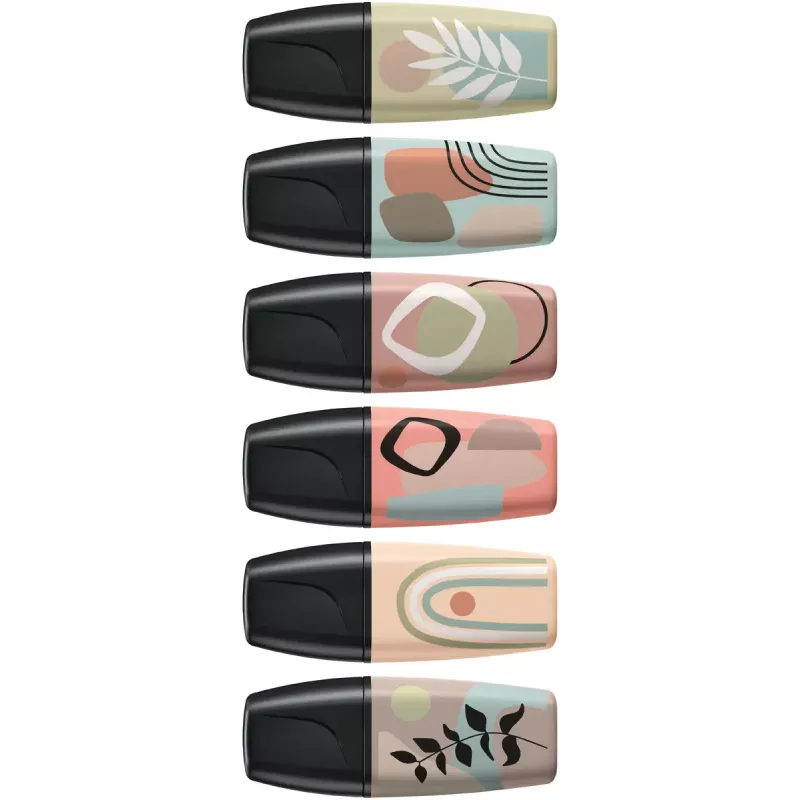 Marker STABILO BOSS MINI 6 stuks beitelpunt meerkleurig