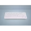Toetsenbordbescherming Active Key AK-C4110 — siliconen, Duitse layout, 291×139×25 mm, wit