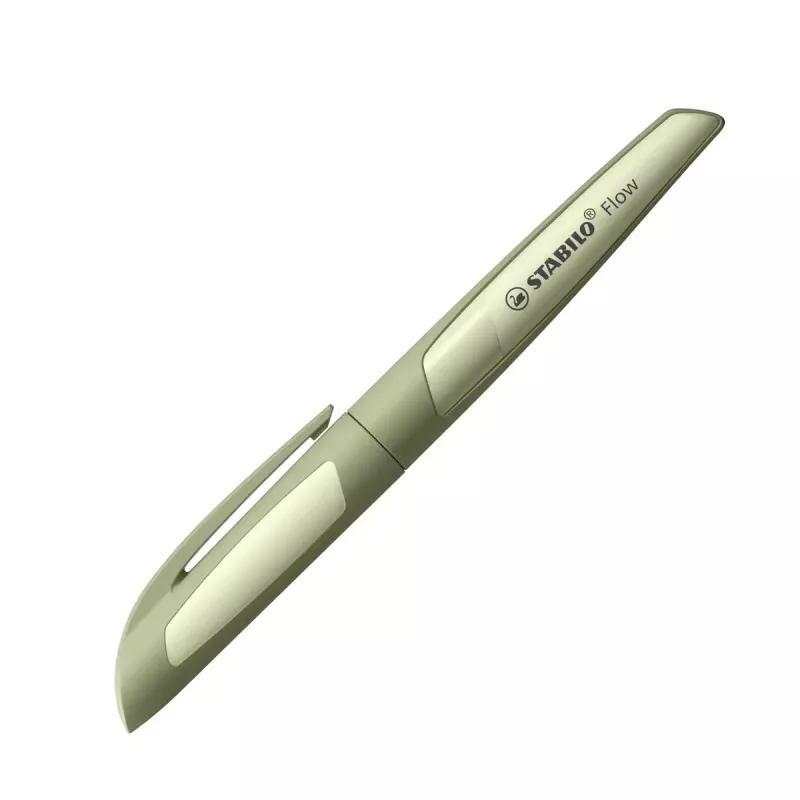 Vulpen STABILO Flow khaki patroon blauwe inkt