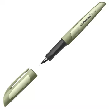 Vulpen STABILO Flow khaki patroon blauwe inkt