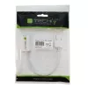 Techly DisplayPort 1.2 stekker / HDMI bus adapter 15 cm wit IADAP DP-HDMIF2