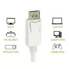 Techly DisplayPort 1.2 stekker / HDMI bus adapter 15 cm wit IADAP DP-HDMIF2