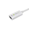 Techly DisplayPort 1.2 stekker / HDMI bus adapter 15 cm wit IADAP DP-HDMIF2