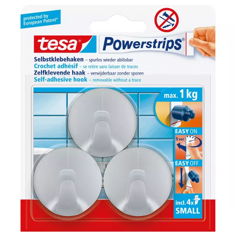 Universeelhaken Tesa Powerstrips Hooks Small ROUND