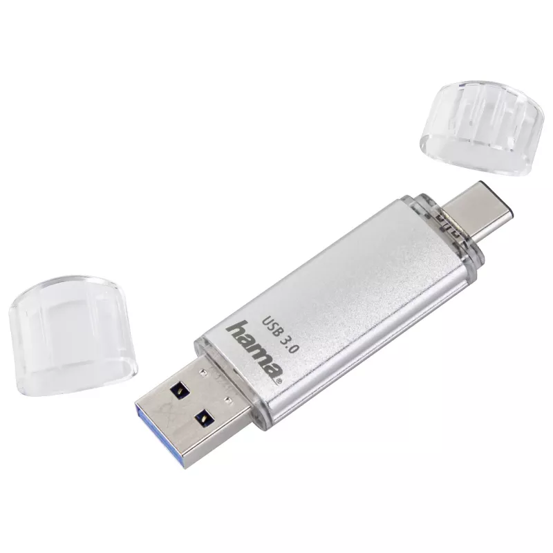 Hama C-Laeta USB-stick 256 GB USB Type-A / USB Type-C 3.2 Gen 1 (3.1 Gen 1) zilver