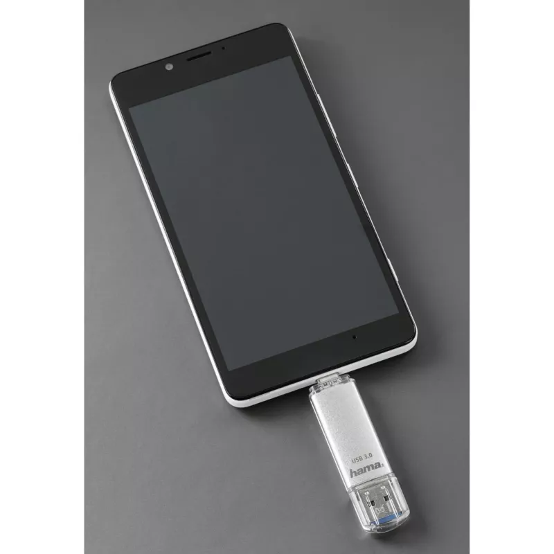 Hama C-Laeta USB-stick 256 GB USB Type-A / USB Type-C 3.2 Gen 1 (3.1 Gen 1) zilver