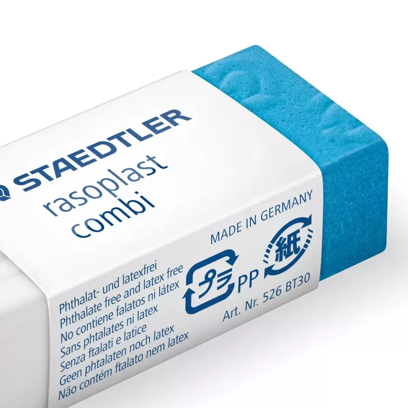 Gum Staedtler rasoplast combi 526 BT, wit, 43×19×13 mm, 1 st.