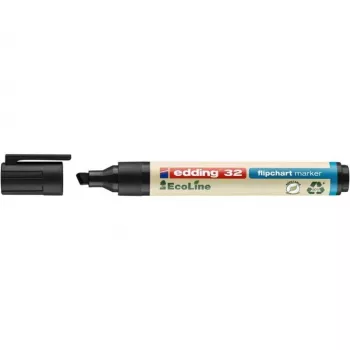 Marker Edding EcoLine 32 beitelpunt zwart