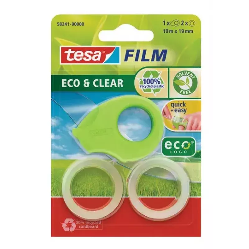 Tafeldispenser TESA 58241-00 kunststof groen
