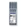 Permanentmarker Staedtler 31-9WP4GS zwart 4 stk.