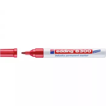 Permanentmarker ronde punt Edding 8300 rood