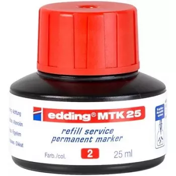 Markernavulinkt Edding MTK 25 rood 25 ml 1 stk.