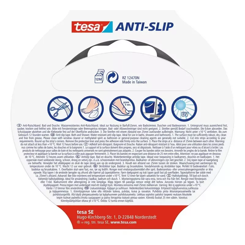 Antislip-badkuipstrip TESA 55533-00000-11