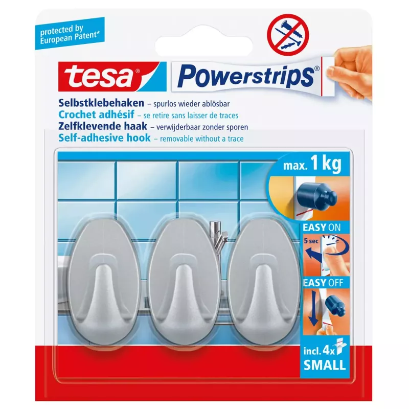 Universele haak Tesa Powerstrips Hooks Small OVAL