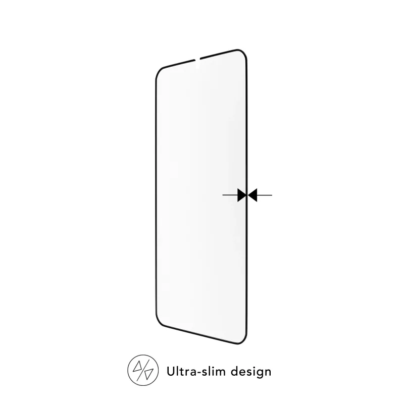 dbramante1928 eco-shield - Galaxy S23 - zwart edge displayschermfolie van gehard glas