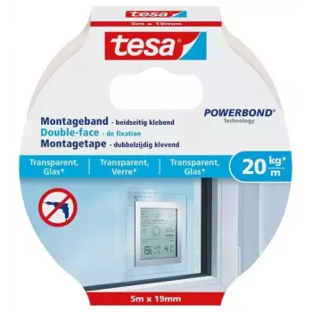 Montageband Tesa 77741-00000 5 m transparant 19 mm
