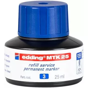 Markervulinkt Edding MTK 25 blauw 25 ml 1 stuk