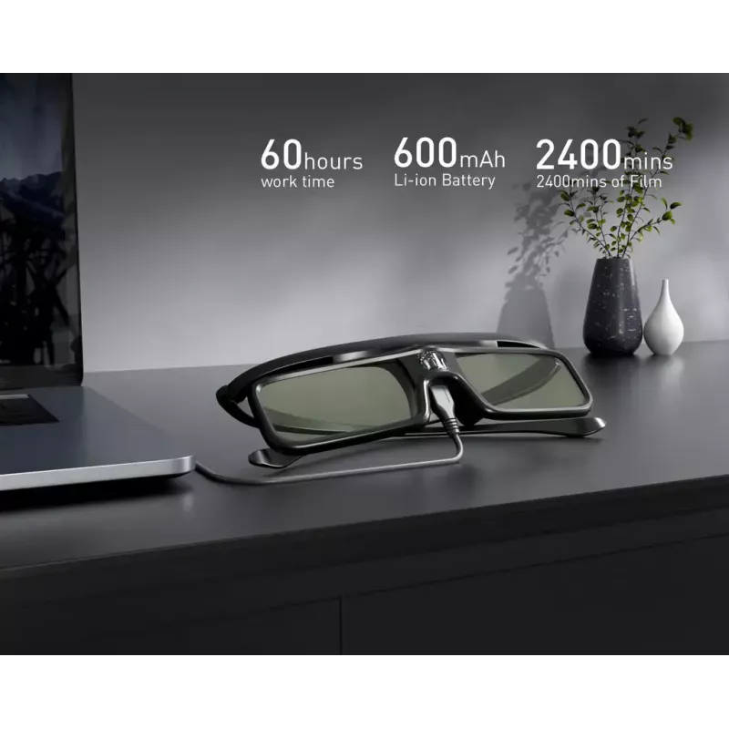 DANGBEI actieve stereoscopische 3D-bril, micro-USB, zwart