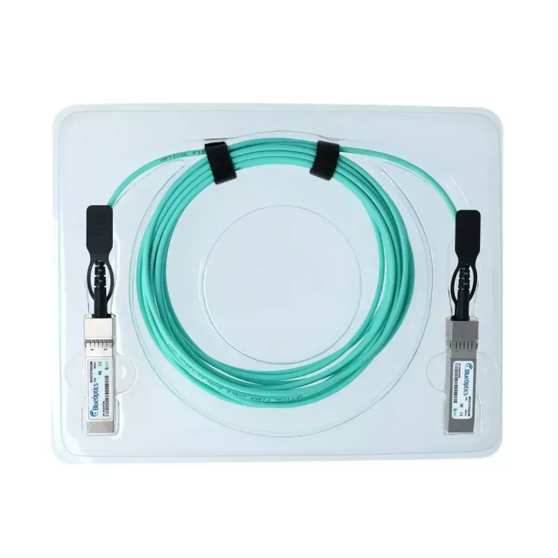 BlueOptics SFP28 AOC-kabel 25 m — SFP28 naar SFP28, aqua