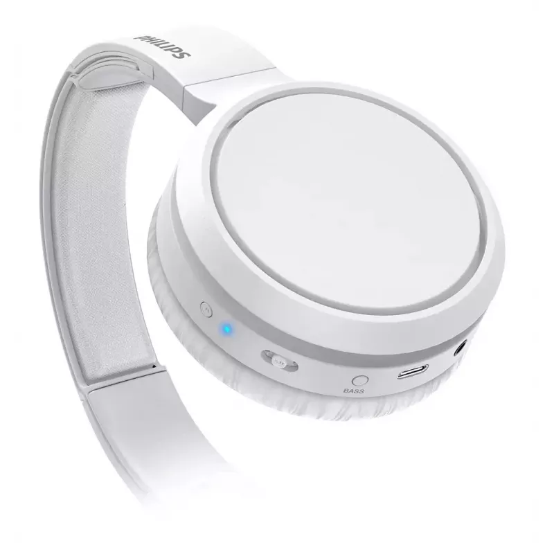 Philips 5000 Serie TAH5205WT/00 hoofdtelefoon/headset draadloos hoofdband muziek USB Type-C Bluetooth wit