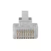 ACT RJ45 (8P/8C) modulaire stekker voor ronde kabel met soepele aders