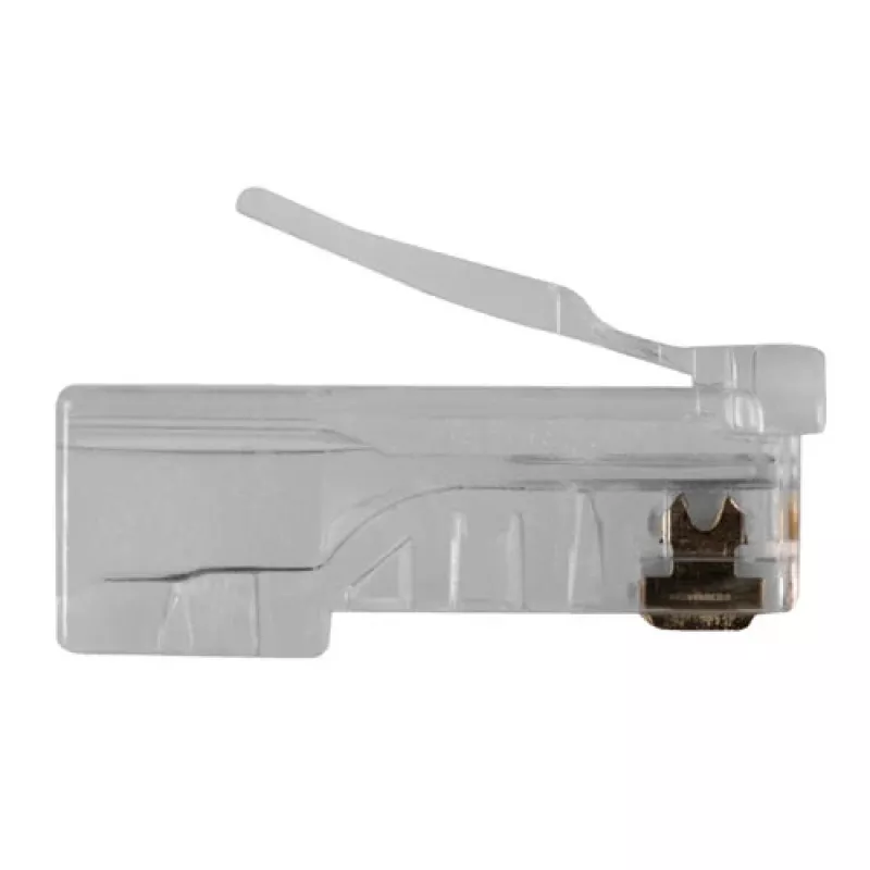 ACT RJ45 (8P/8C) modulaire stekker voor ronde kabel met soepele aders